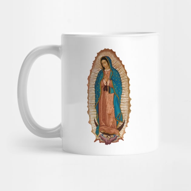 La Virgen de Guadalupe Religious Art Print by TEXICAN